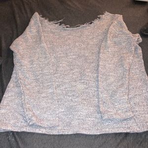 No Boundaries Slouchy Off the Shoulder Sweater